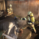 HARD RHEINSTRAßE 1 alma käse, BRAND GEBÄUDE, Anbau brennt, Brand, Foto, Maurice Shourot, Shourot