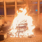 HARD RHEINSTRAßE 1 alma käse, BRAND GEBÄUDE, Anbau brennt, Brand, Foto, Maurice Shourot, Shourot