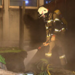 HARD RHEINSTRAßE 1 alma käse, BRAND GEBÄUDE, Anbau brennt, Brand, Foto, Maurice Shourot, Shourot